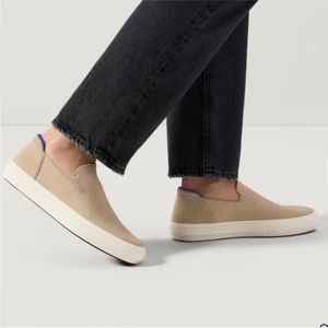 NWB Rothy’s City Slip On Sneaker Size 8.5 Wheat